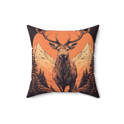 Forest King Throw Pillow