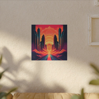 Twin Palms Canvas Print