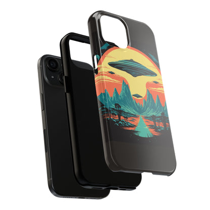 UFO Fleet Tough Phone Case