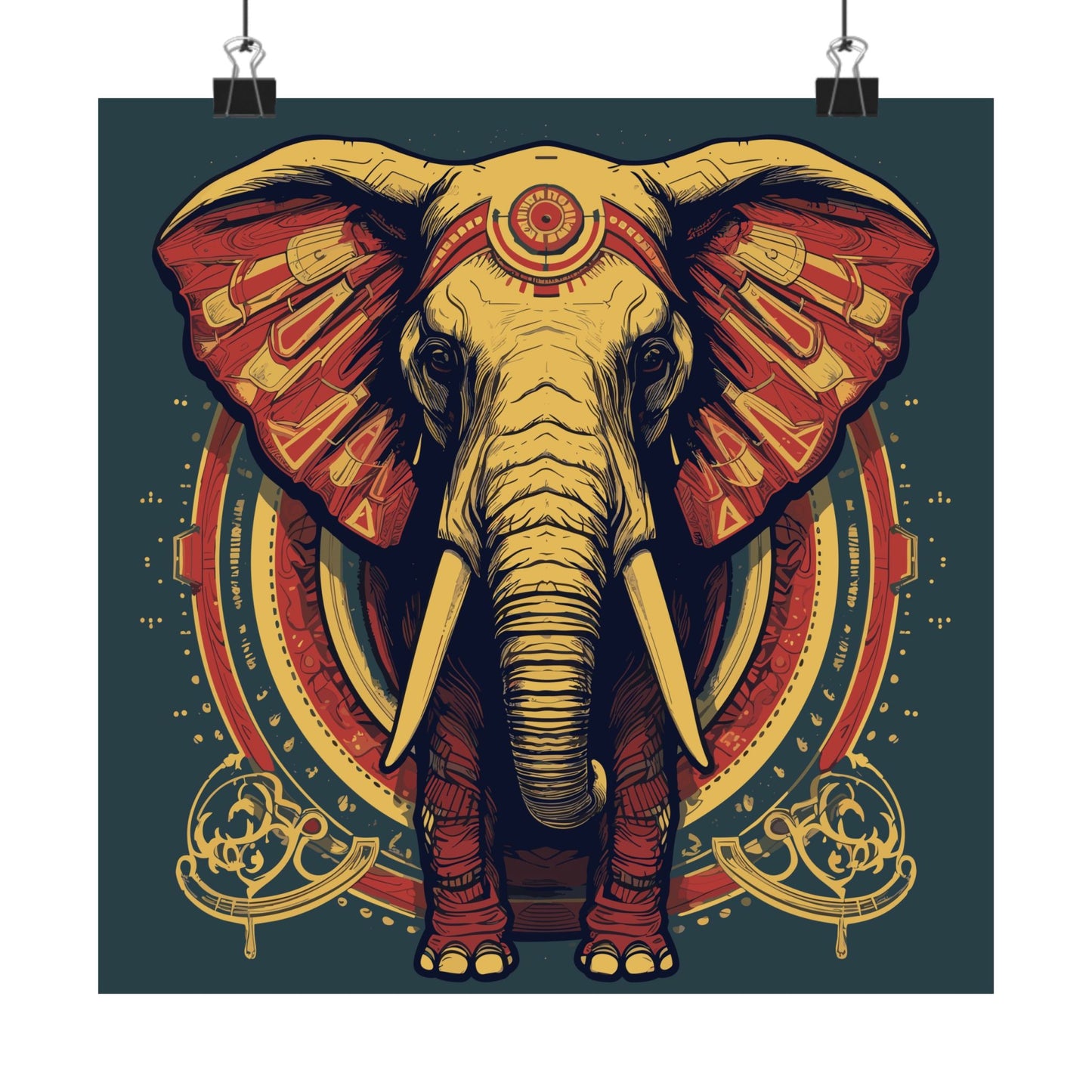 Circus Royale Square Art Print