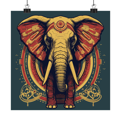 Circus Royale Square Art Print