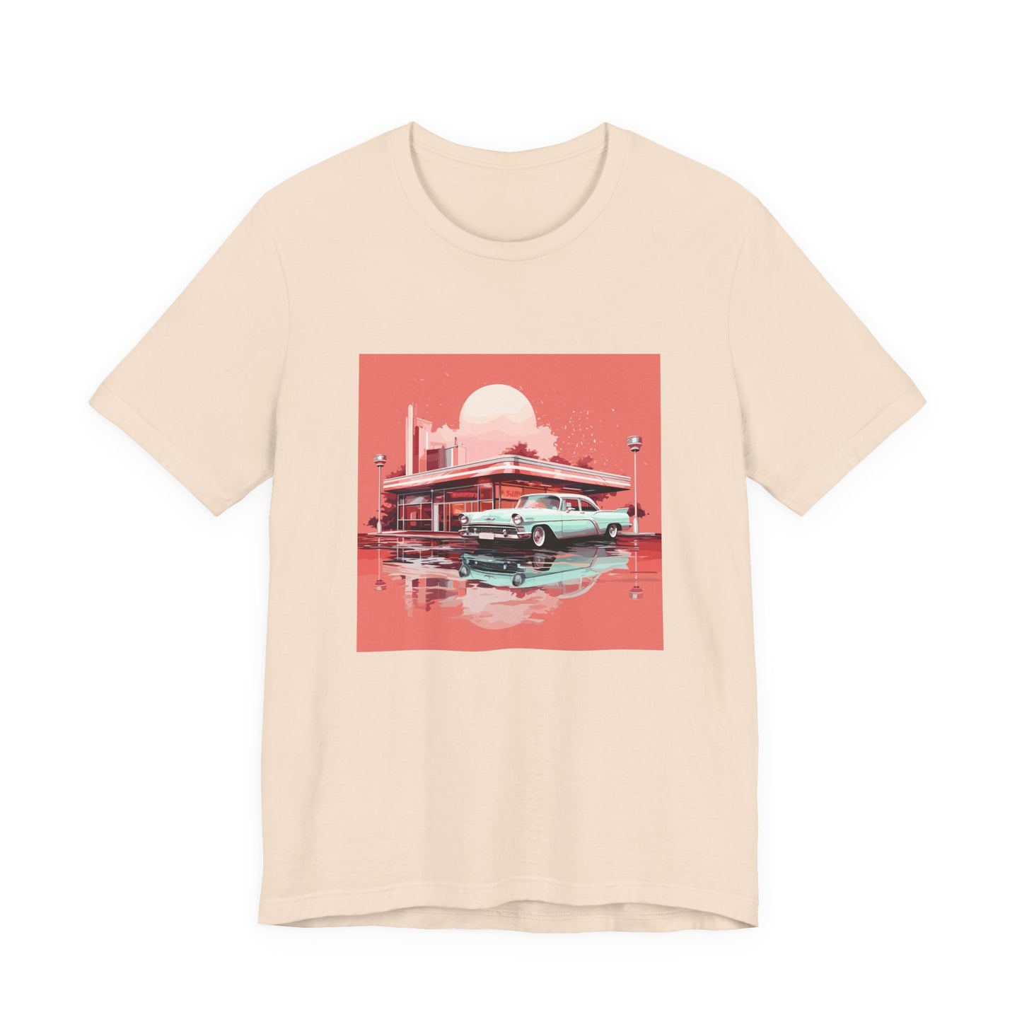 Chrome & Neon Diner Tee