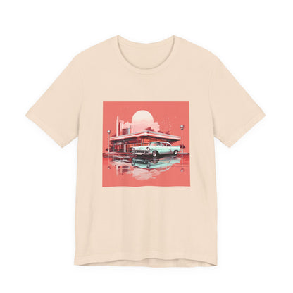 Chrome & Neon Diner Tee