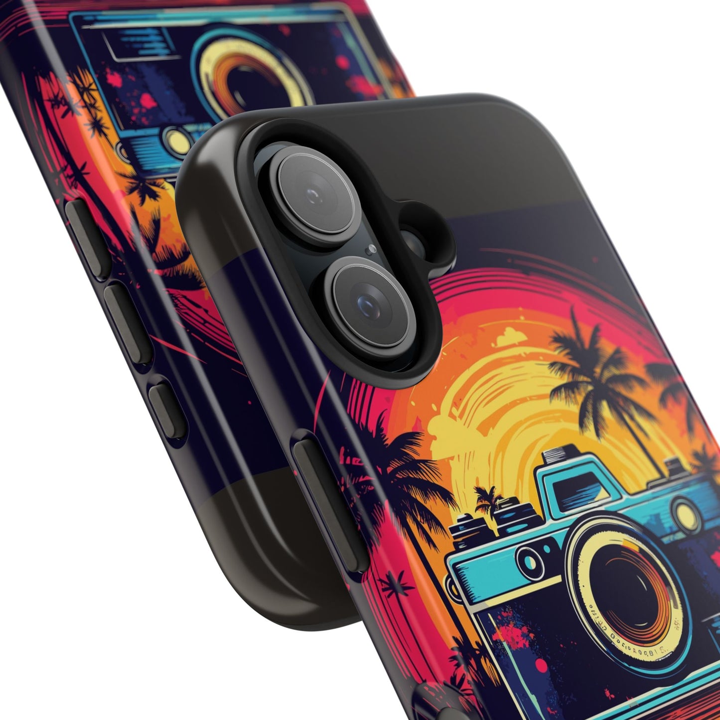 Retro Camera Sunset Tough Phone Case