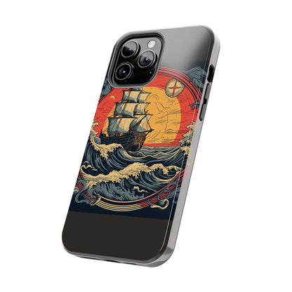 Tall Ship Storm Tough Phone Case
