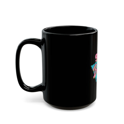 90's Babe Black Mug