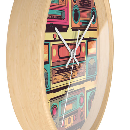Boombox Collection Wall Clock