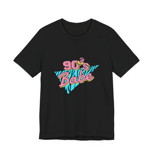 90s Babe retro triangle soft Bella Canvas unisex tee