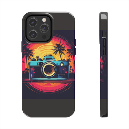 Retro Camera Sunset Tough Phone Case
