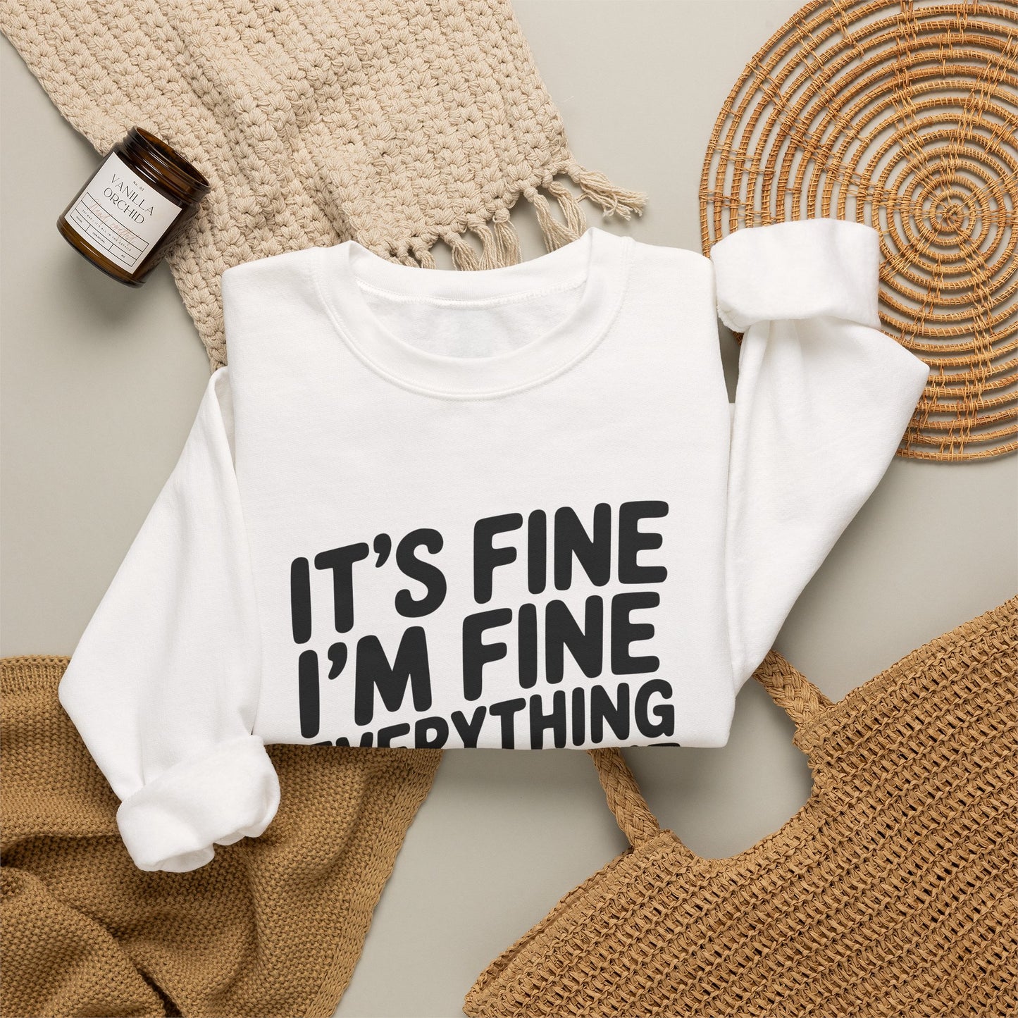 It's Fine I'm Fine Sweatshirt