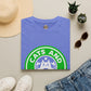 Cats And Coffee Retro Café Tee