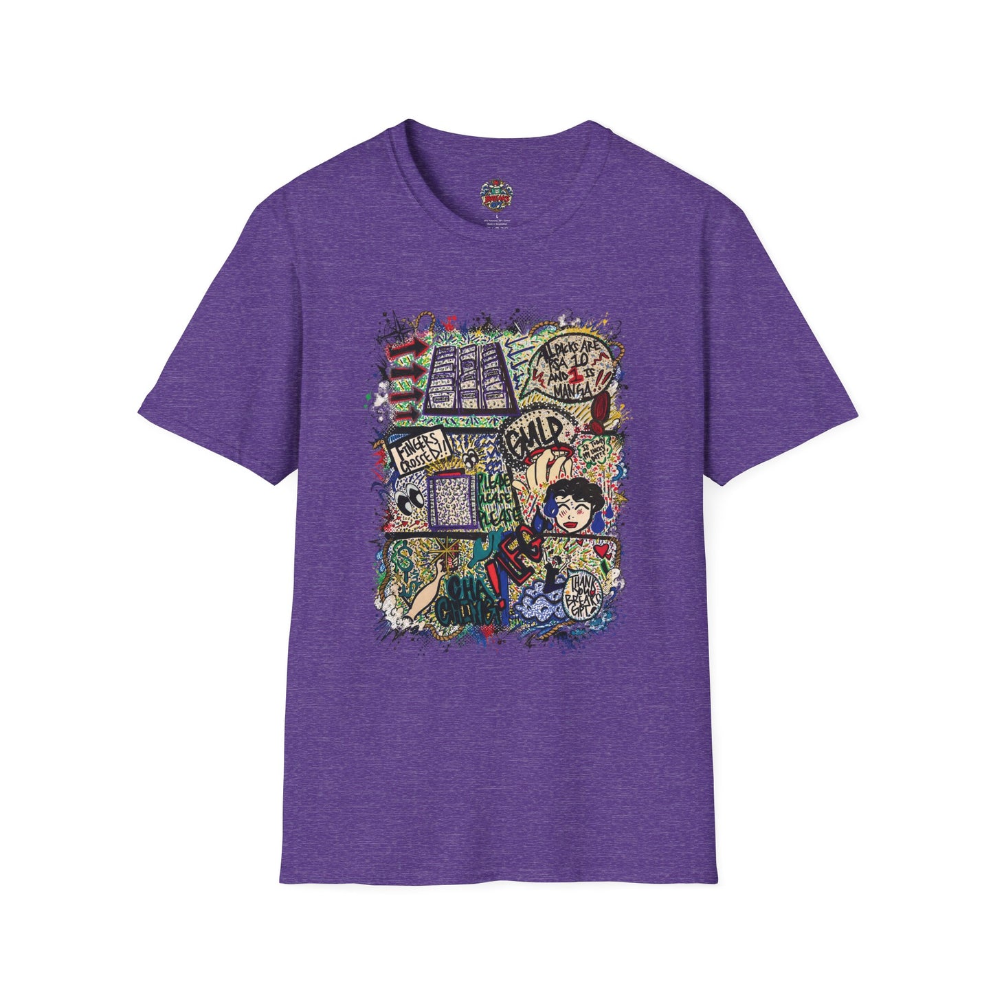 BreaksGPT Manga Card Breaker T-Shirt | Pirate Trading Card Graphic Tee Color Version