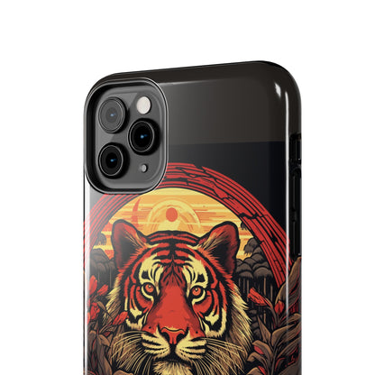 Tiger Wreath Tough Phone Case