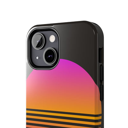 Sunset Grid Tough Phone Case