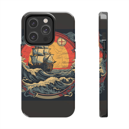 Tall Ship Storm Tough Phone Case
