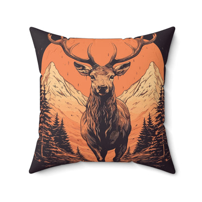 Forest King Throw Pillow