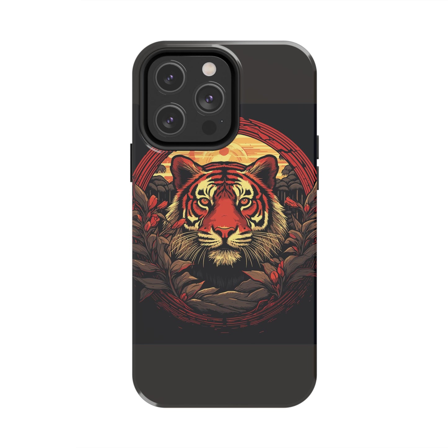 Tiger Wreath Tough Phone Case