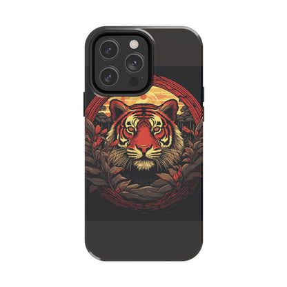 Tiger Wreath Tough Phone Case