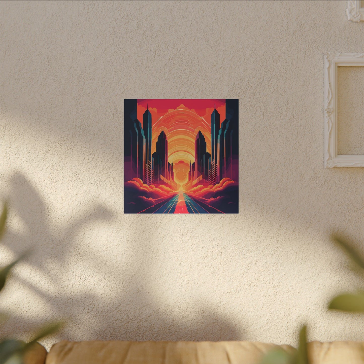 Twin Palms Canvas Print