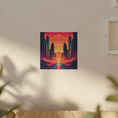 Twin Palms Canvas Print