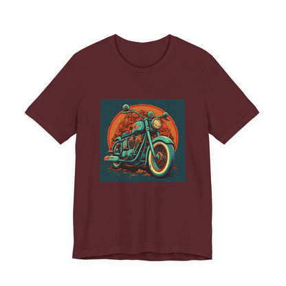 Classic Motorcycle Sunset Tee