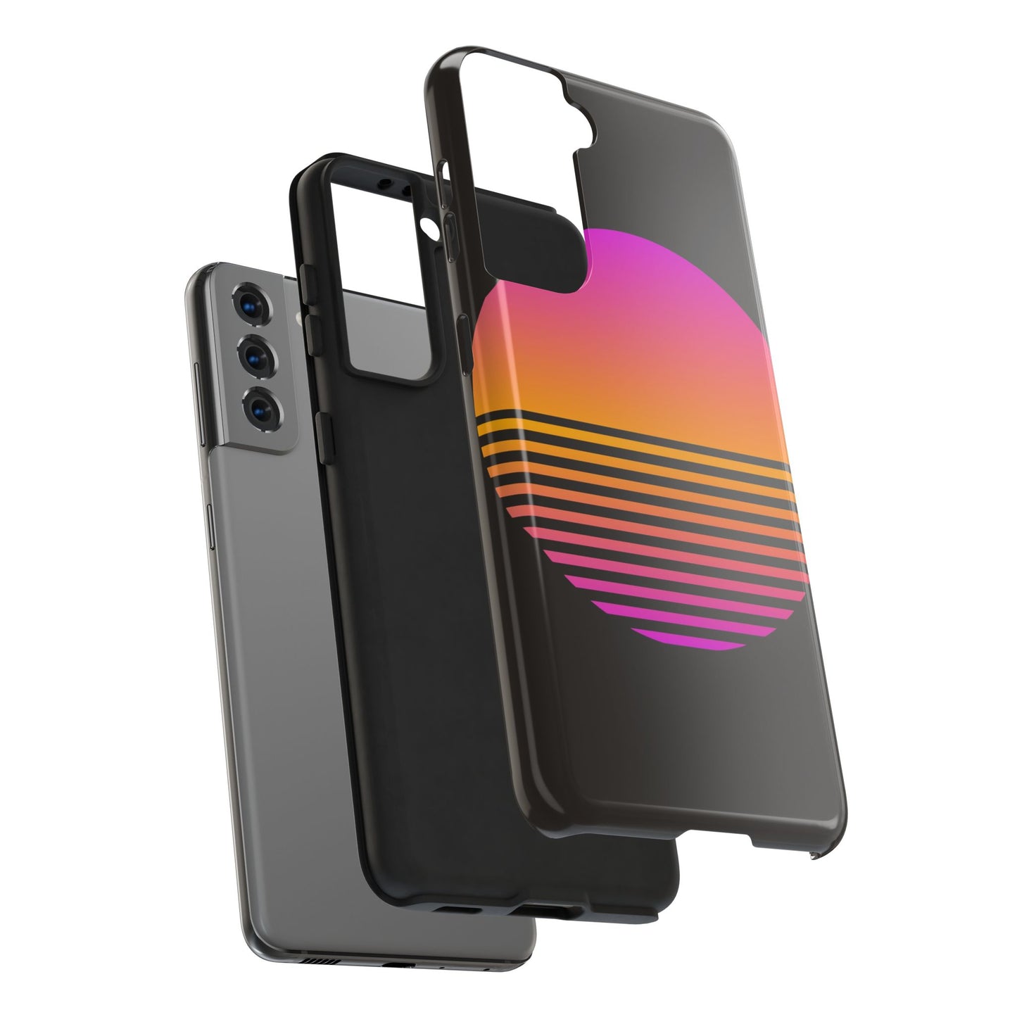 Sunset Grid Tough Phone Case