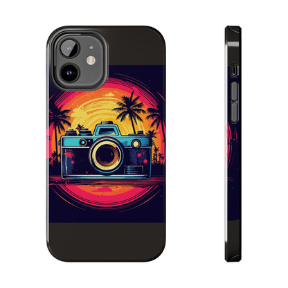 Retro Camera Sunset Tough Phone Case