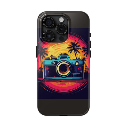 Retro Camera Sunset Tough Phone Case