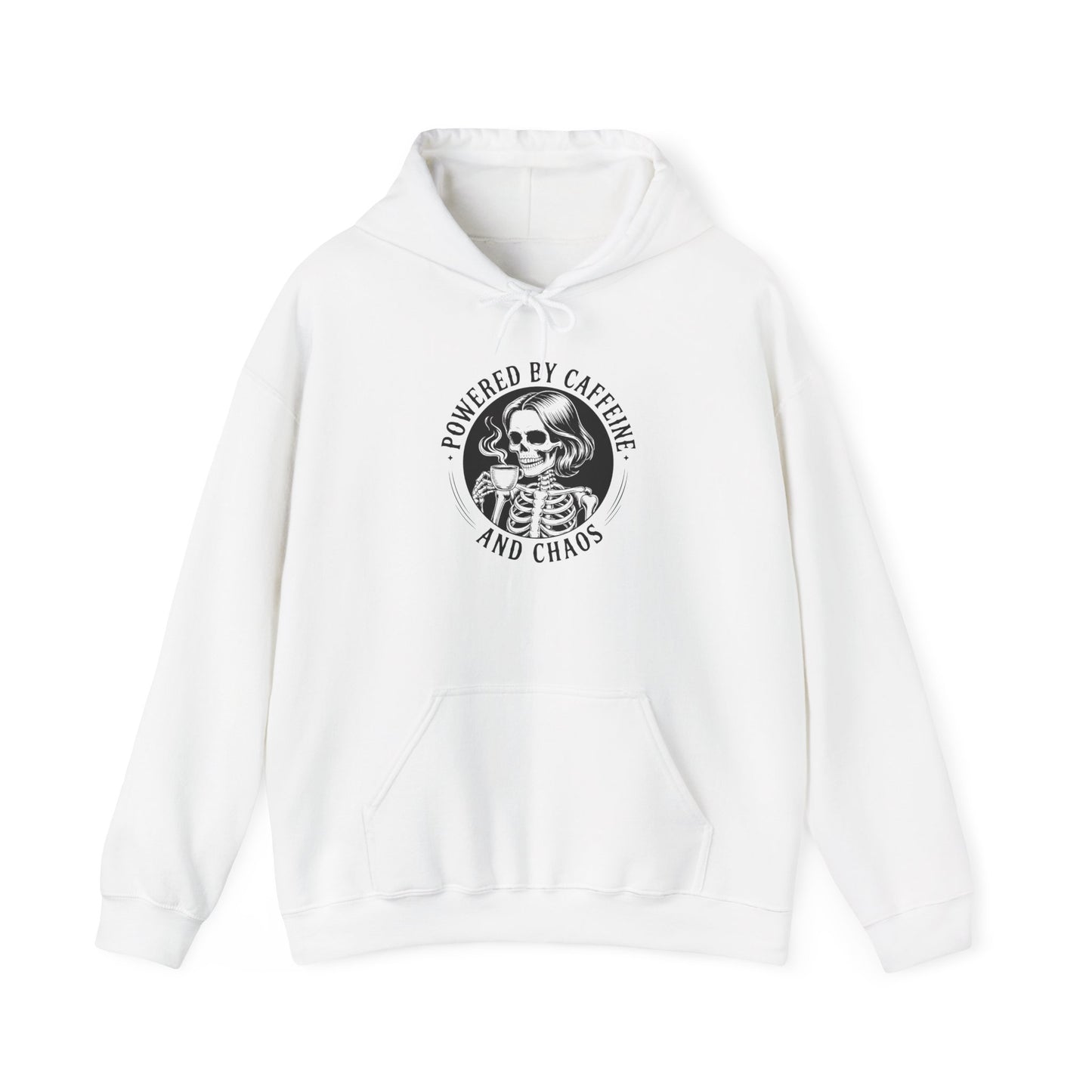 Powered by Caffeine and Chaos Hoodie