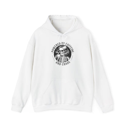 Powered by Caffeine and Chaos Hoodie