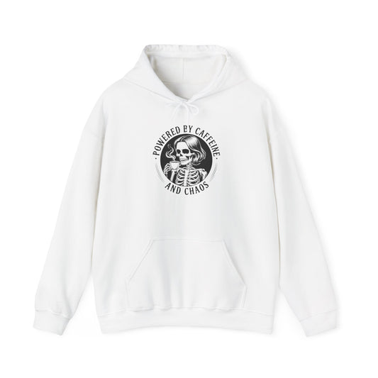 Powered by Caffeine and Chaos Hoodie