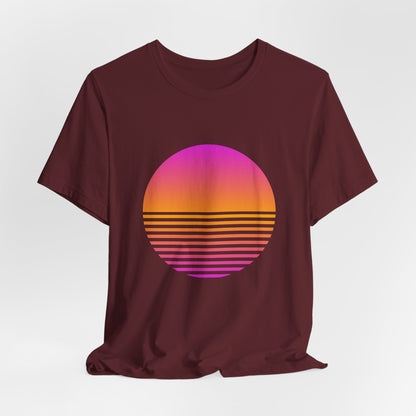 Sunset Grid Tee