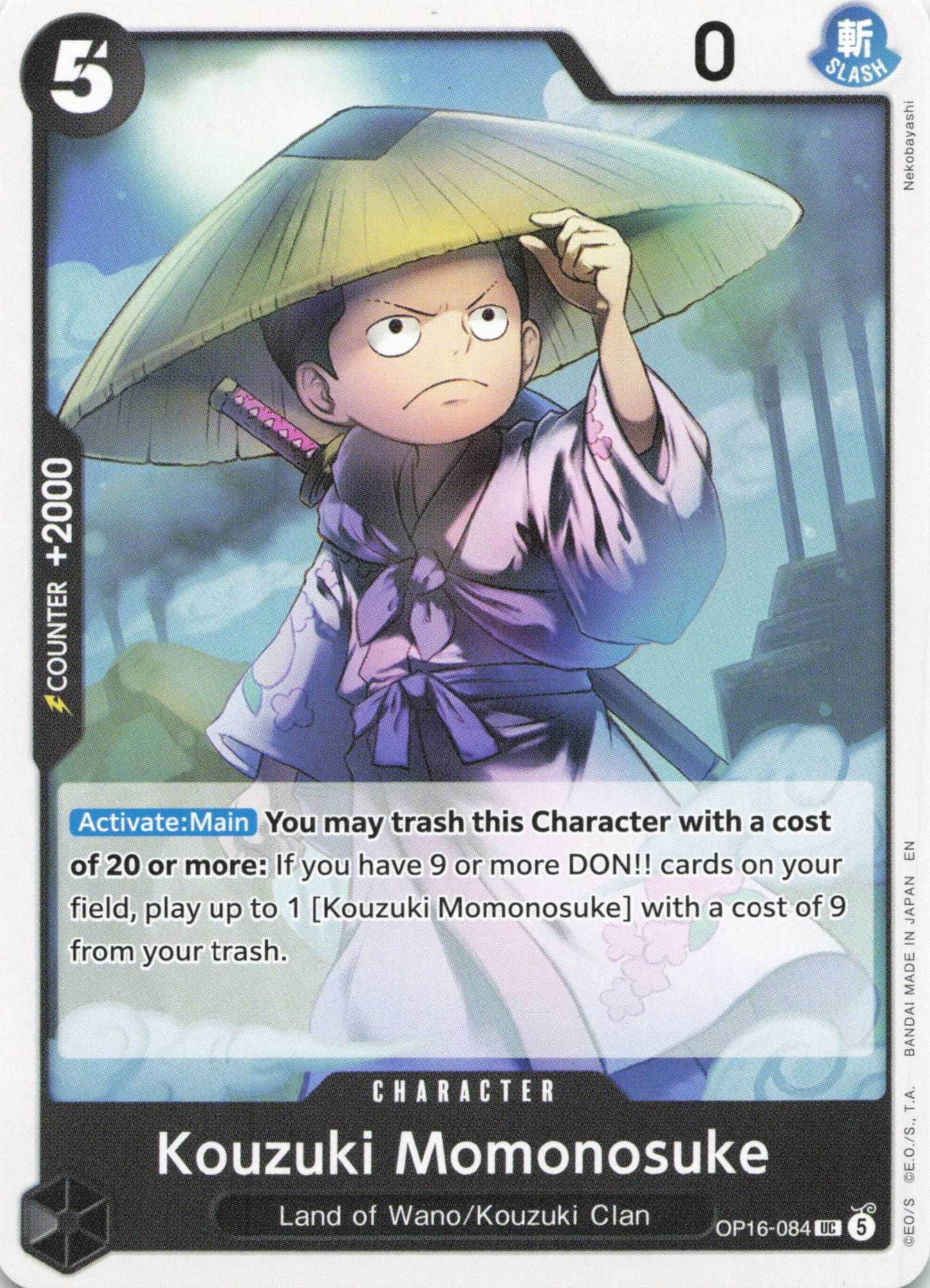 The Time of Battle #OP16-084 Kouzuki Momonosuke (084)