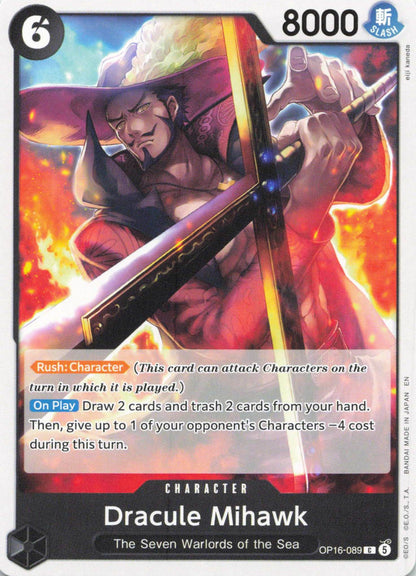 The Time of Battle #OP16-089 Dracule Mihawk