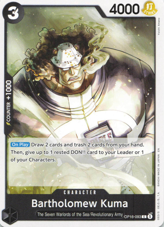 The Time of Battle #OP16-093 Bartholomew Kuma (093)
