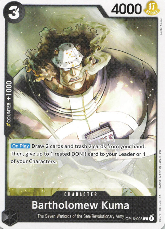 The Time of Battle #OP16-093 Bartholomew Kuma (093)