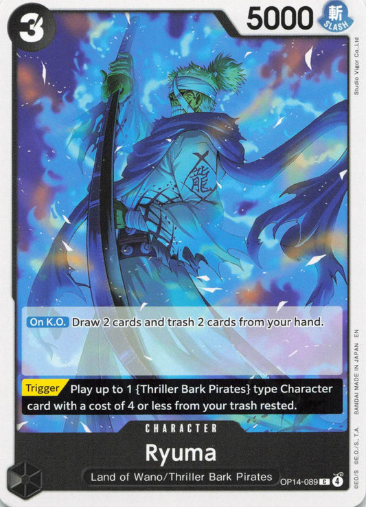 The Azure Sea's Seven #OP14-089 Ryuma