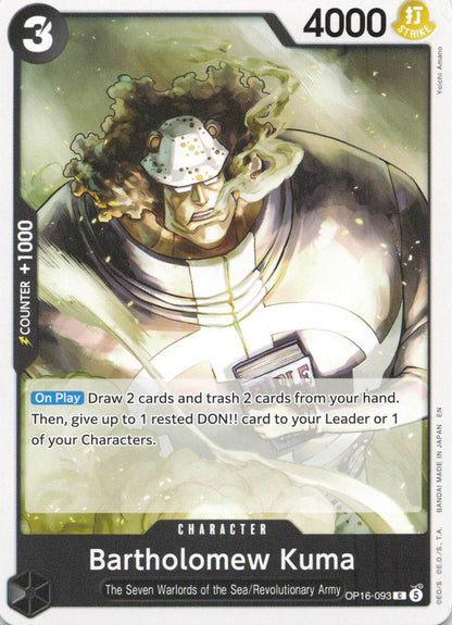 The Time of Battle #OP16-093 Bartholomew Kuma (093)