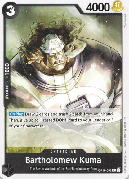 The Time of Battle #OP16-093 Bartholomew Kuma (093)