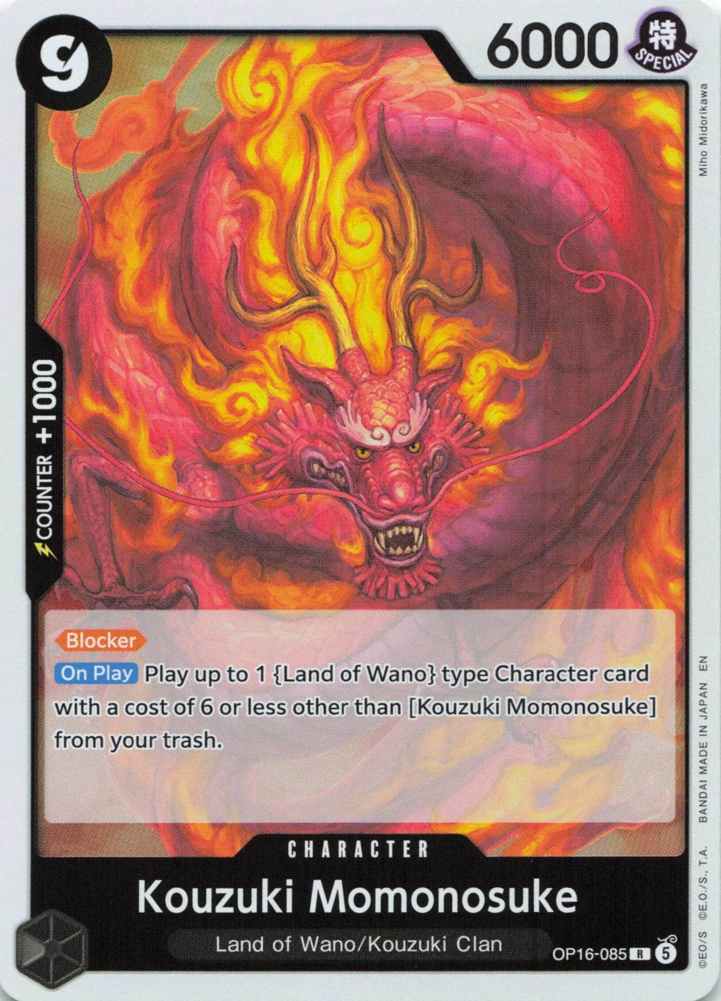 The Time of Battle #OP16-085 Kouzuki Momonosuke (085)