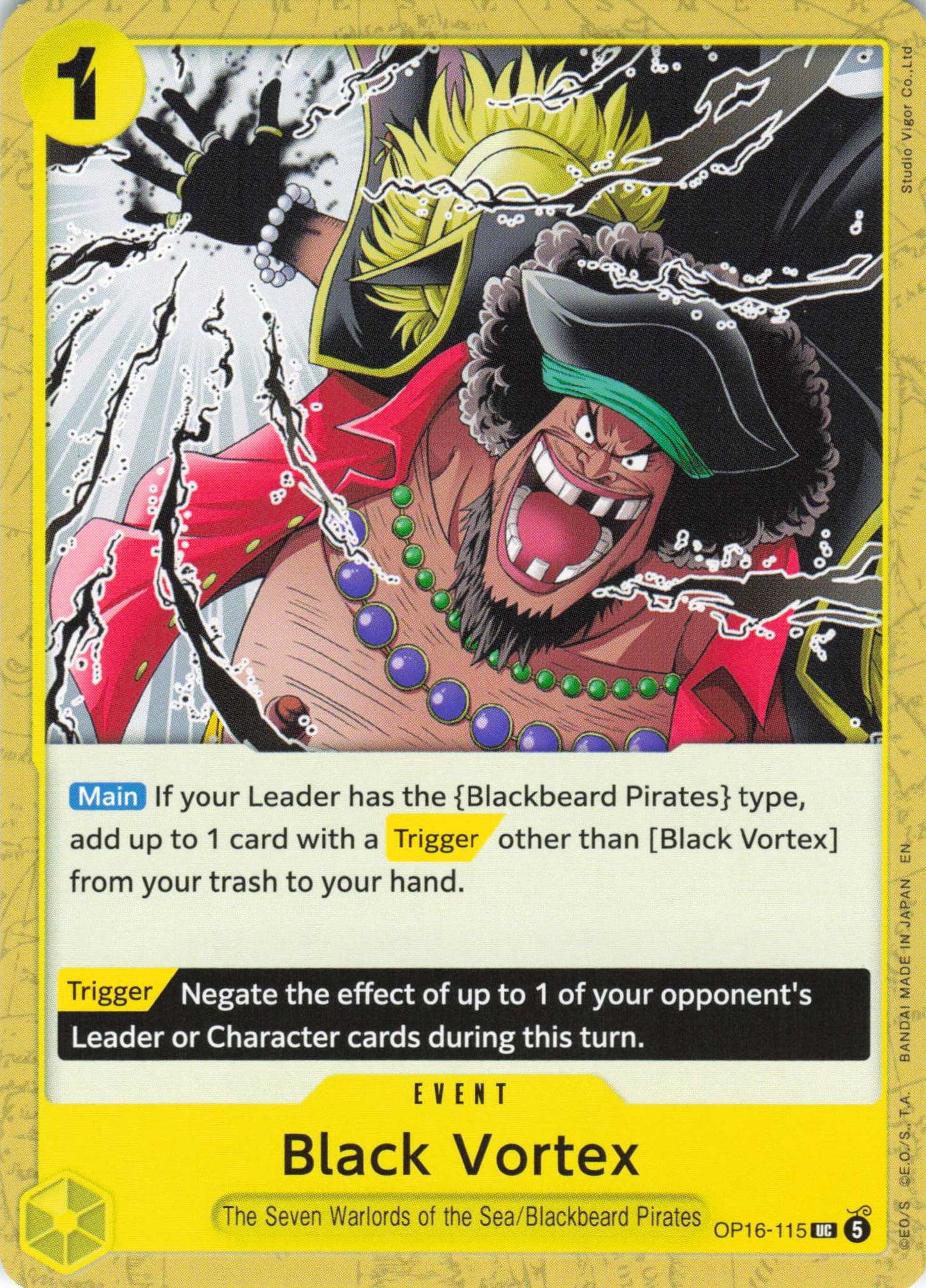 The Time of Battle #OP16-115 Black Vortex