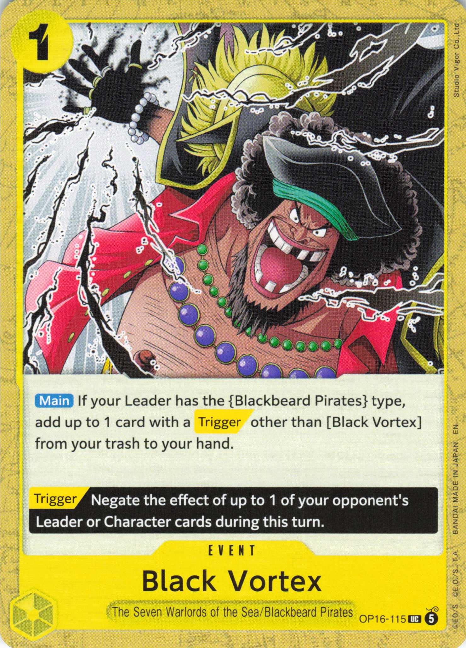 The Time of Battle #OP16-115 Black Vortex