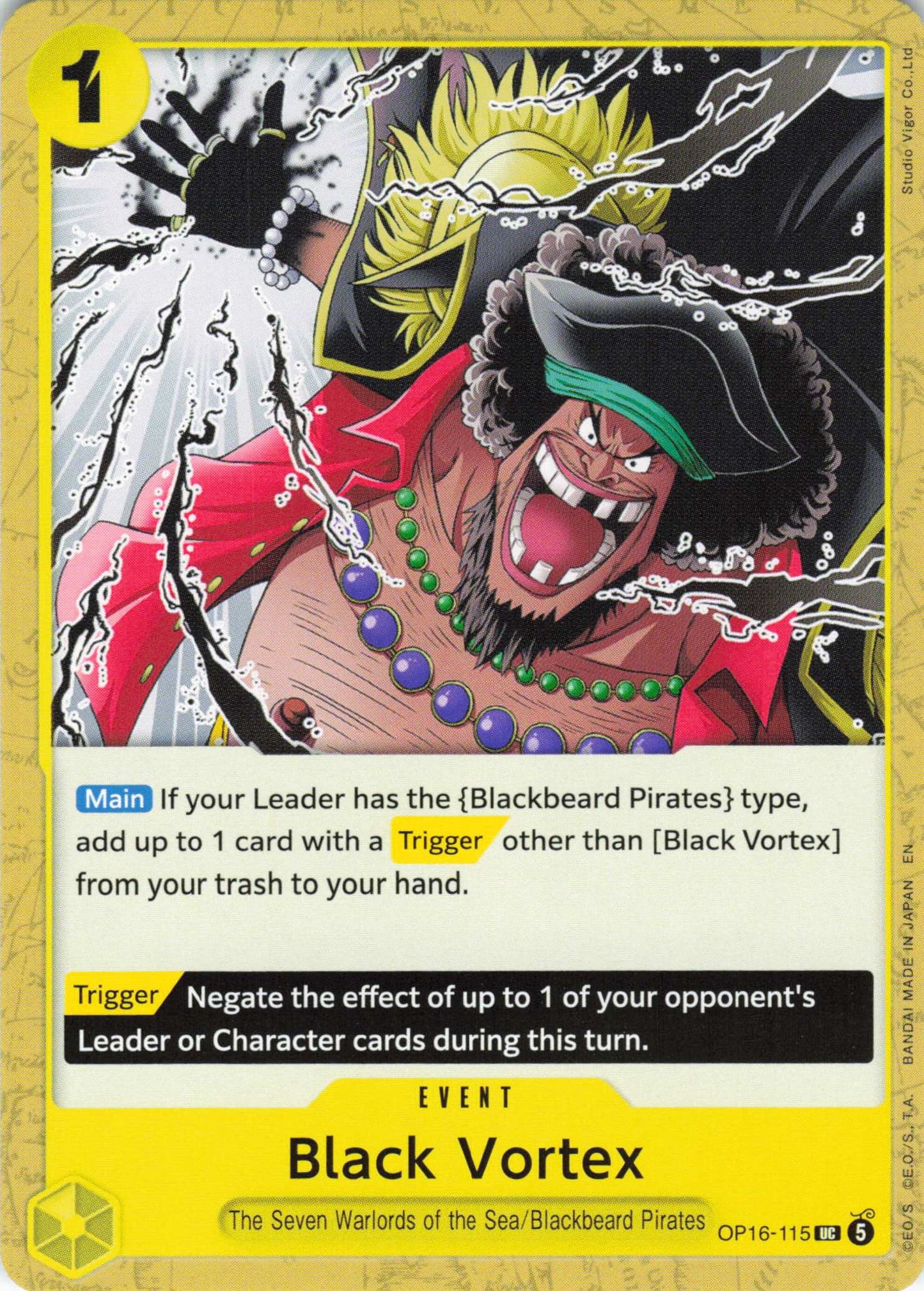The Time of Battle #OP16-115 Black Vortex