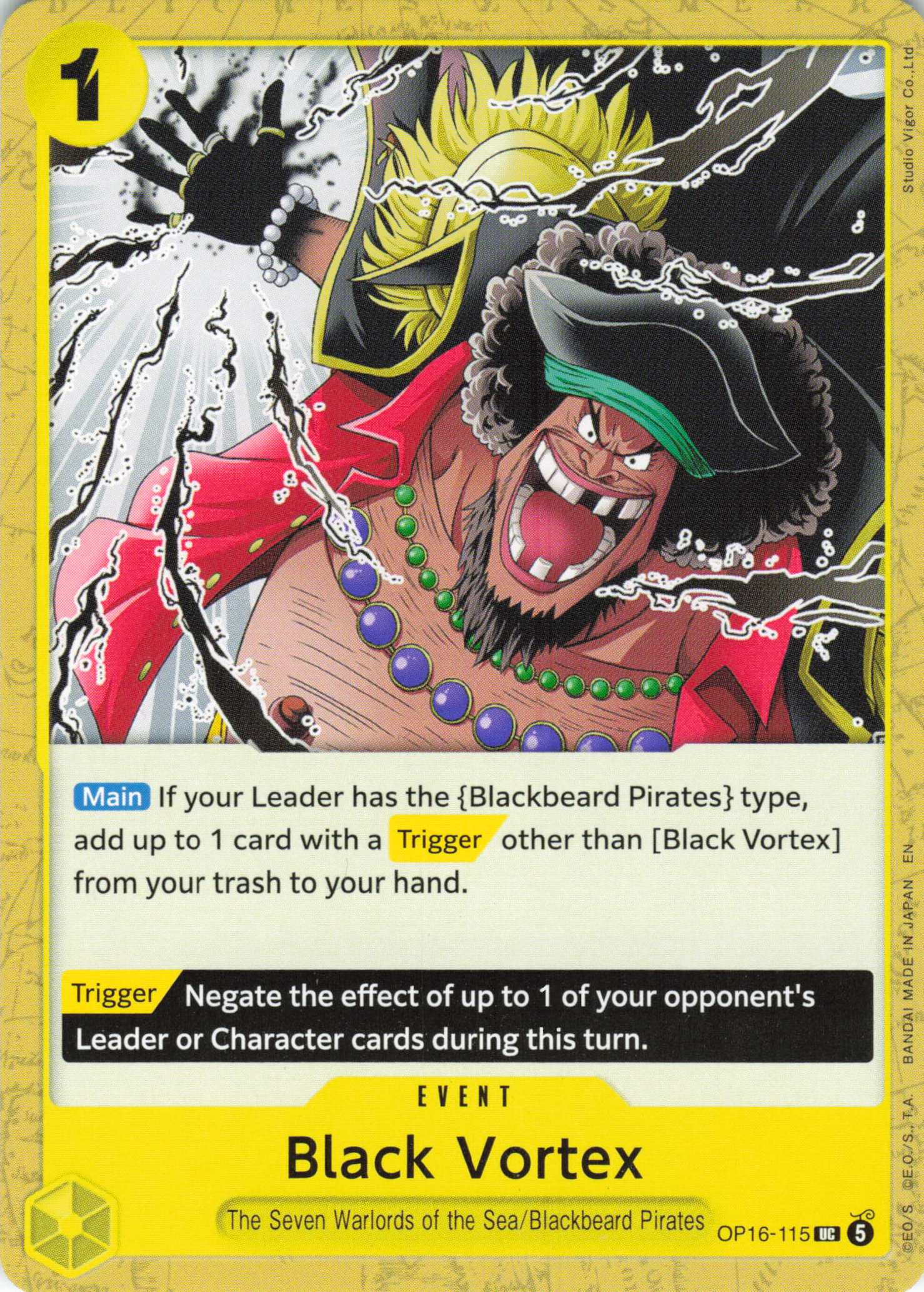 The Time of Battle #OP16-115 Black Vortex