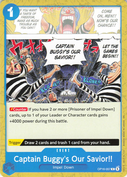 The Time of Battle #OP16-057 Captain Buggy's Our Savior!!