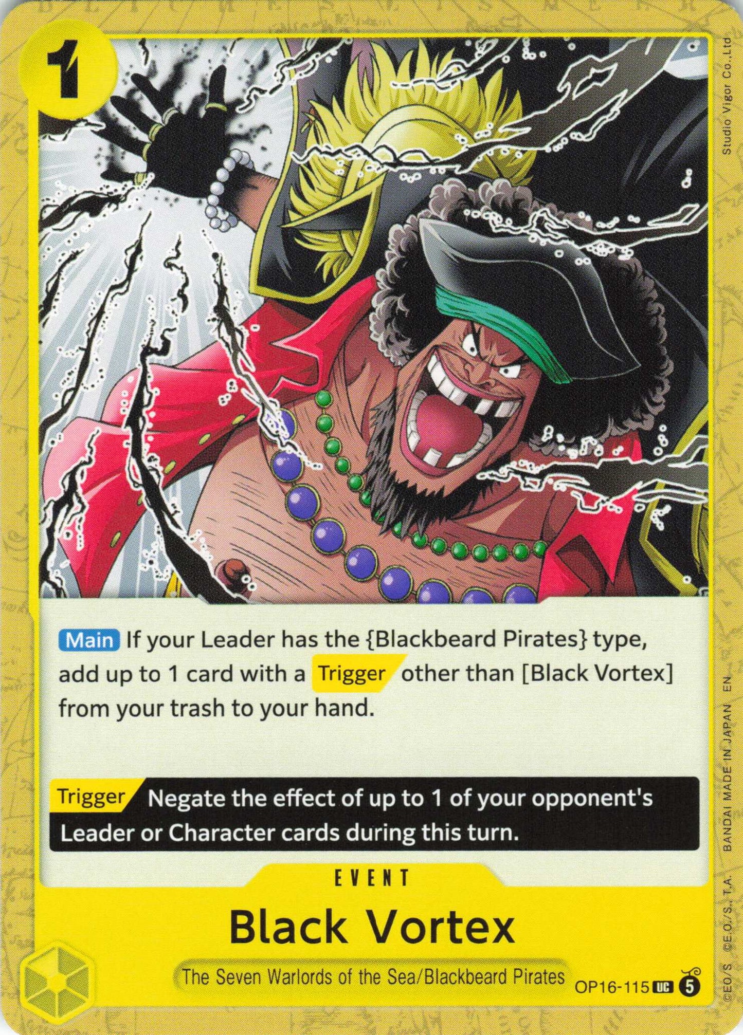 The Time of Battle #OP16-115 Black Vortex