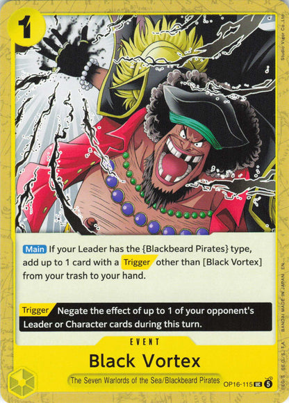 The Time of Battle #OP16-115 Black Vortex