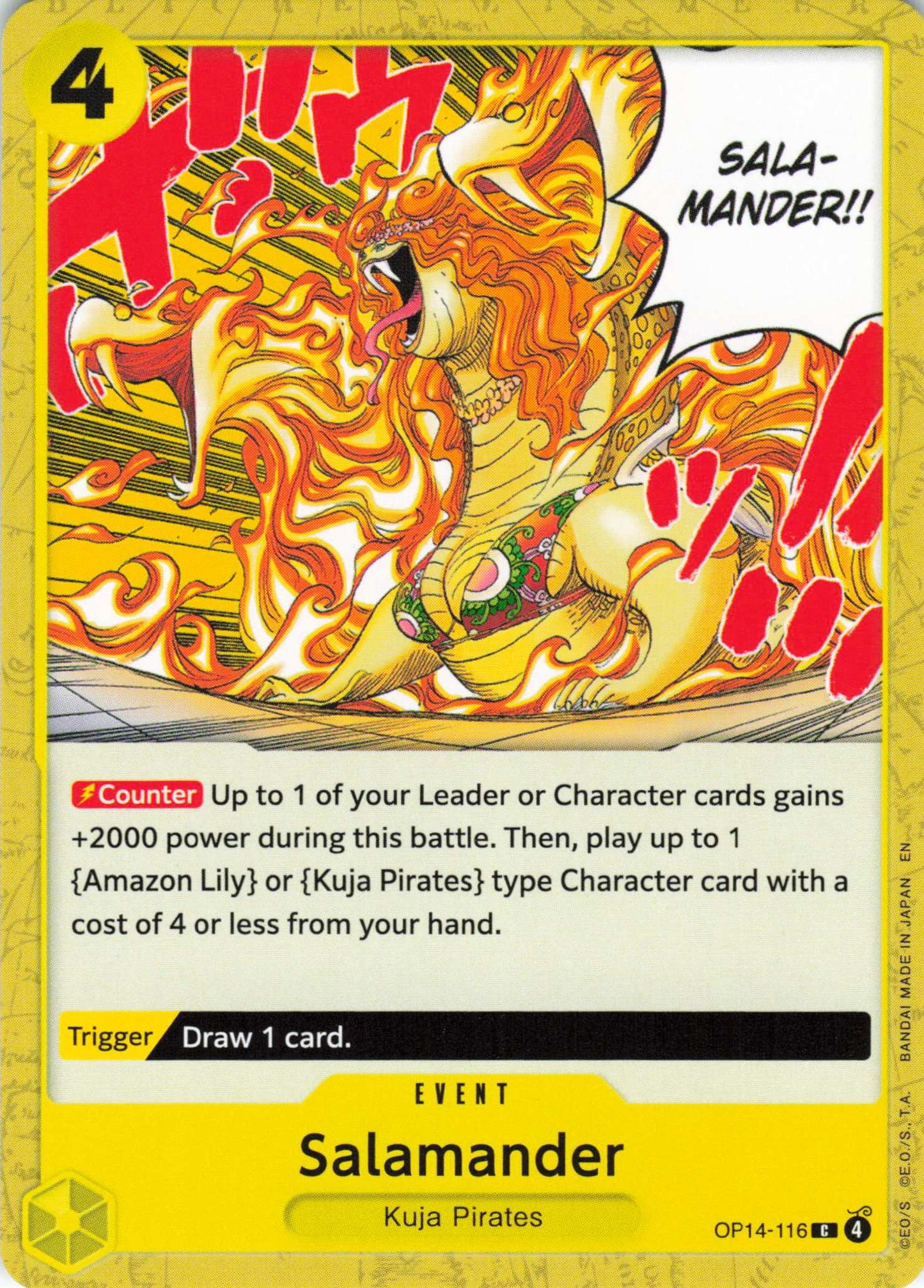 The Azure Sea's Seven #OP14-116 Salamander