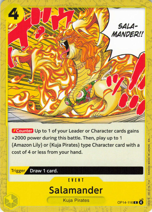 The Azure Sea's Seven #OP14-116 Salamander