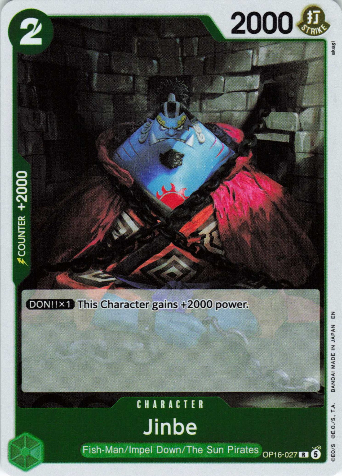 The Time of Battle #OP16-027 Jinbe (027)